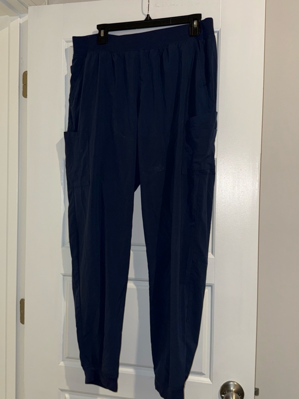 Women’s easy stretch Navy Cargo Jogger Pants - Comfortable Everyday Fit